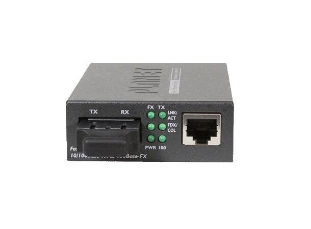 FT-802 Fast Ethernet Media Converter Duplex SC Multimode Fiber, w/LFPT
